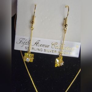 Fifth Avenue necklace and earrings set